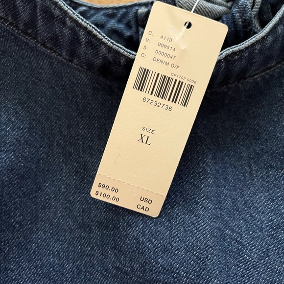 Pilcro Sleeveless Denim Cropped Tank - Picture 3 of 5